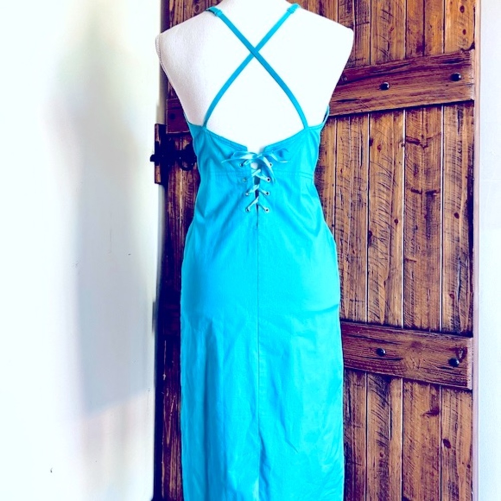 Retro Style Wiggle Dress 👗 with Zip Front, Corset Bk and Pockets by Violated™️